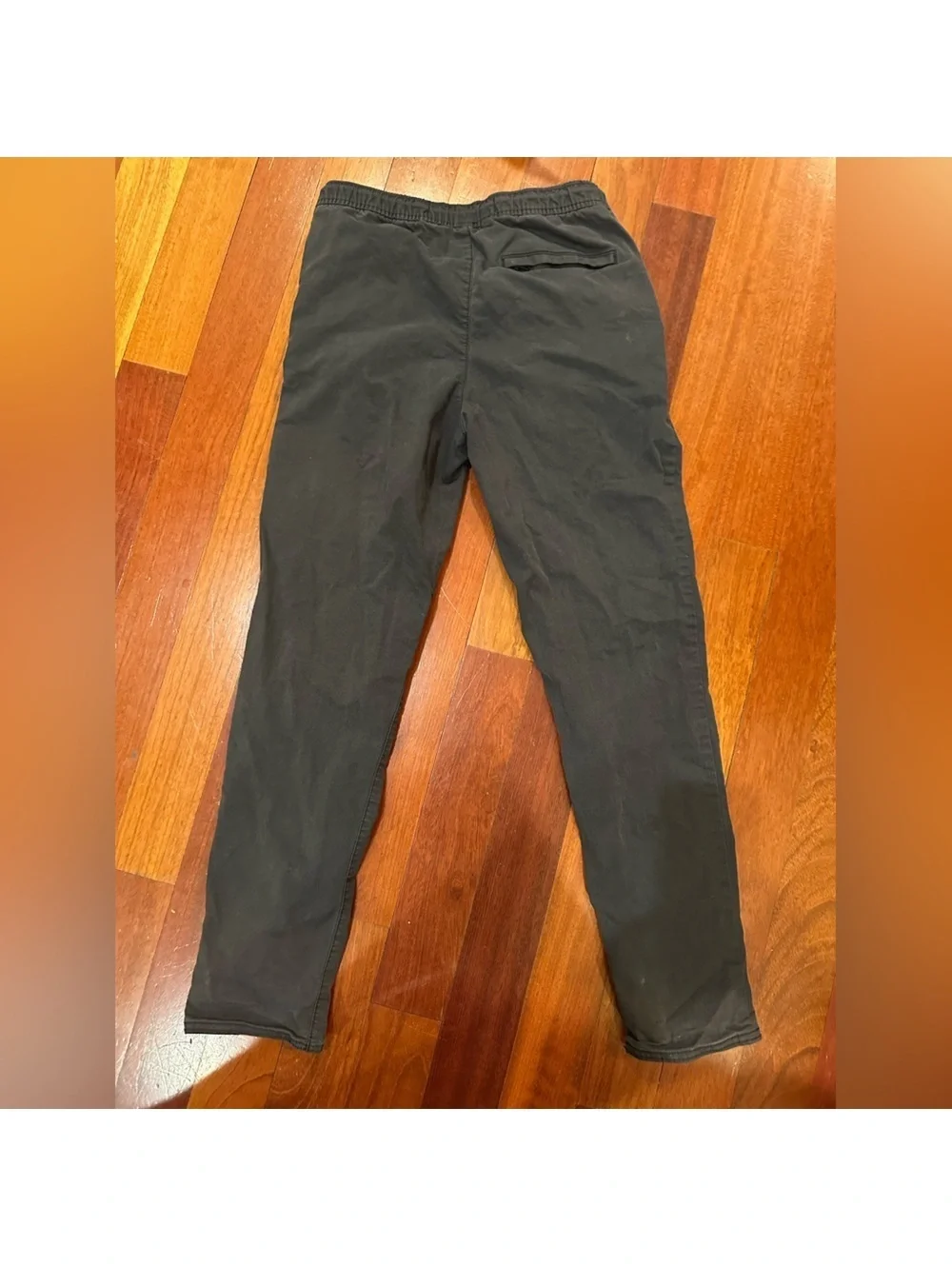 Old Navy Boys Black Drawstring Cargo Pants XL 14/16